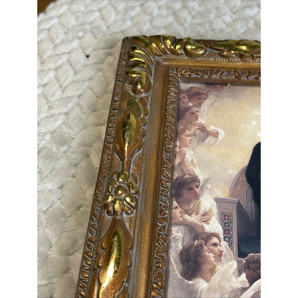 NUNS CONVENT FRAMED REGINA ANGELORUM QUEEN OF THE ANGELS 9 1/4" x  7 1/2" - Picture 5 of 11